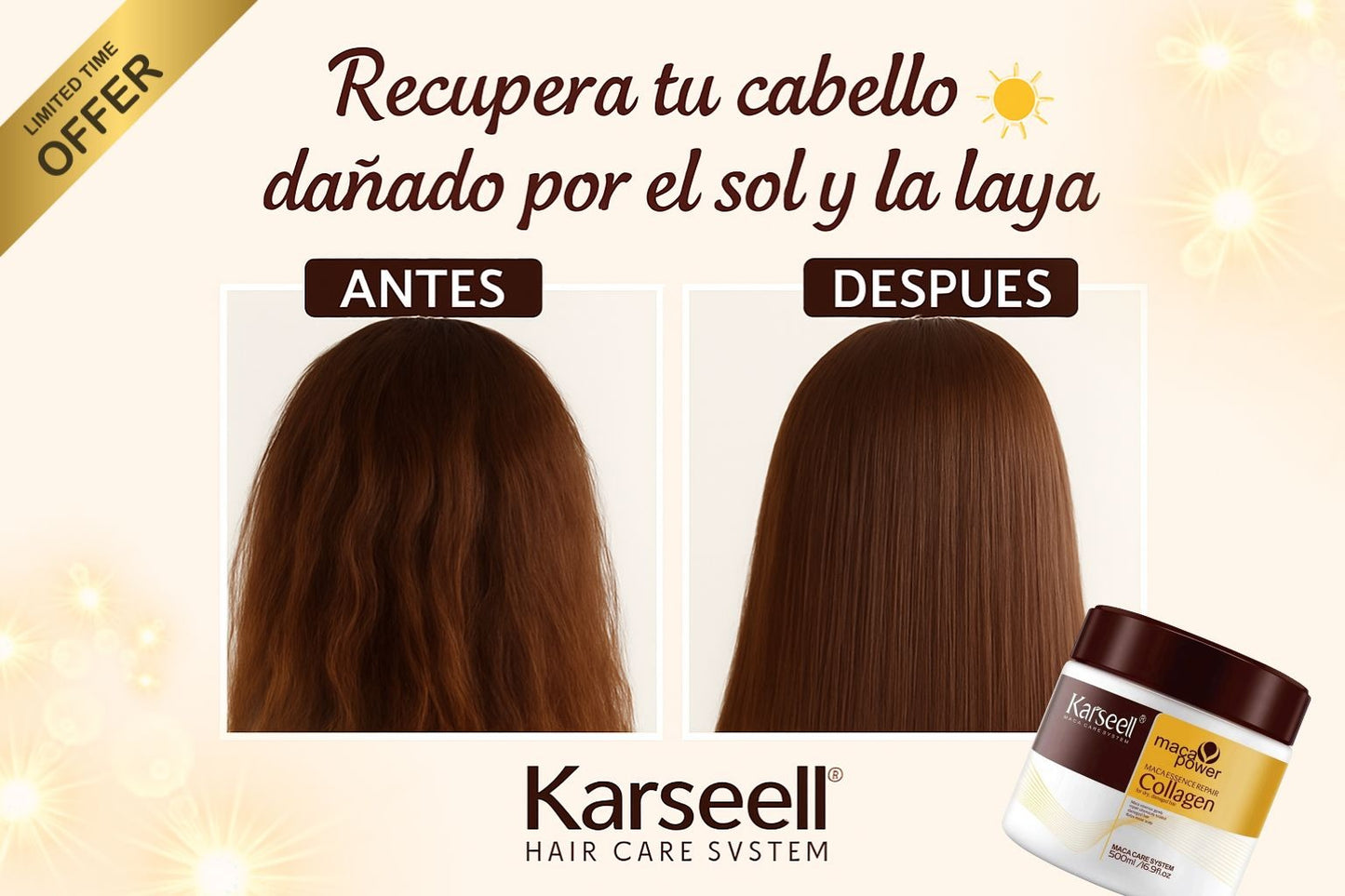 MASCARA CAPILAR KARSEELL COLAGENO 400gr